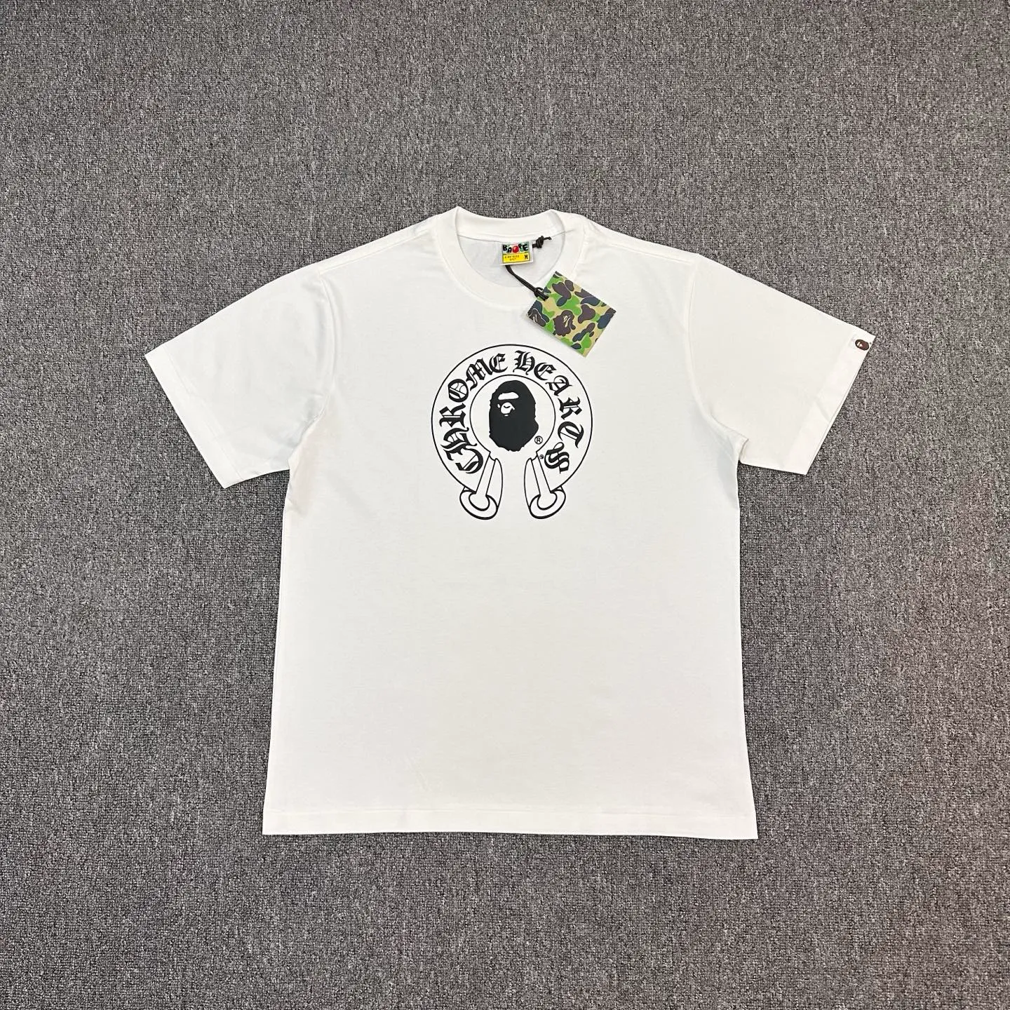 A Bathing Ape Cross Graphic Cotton T-Shirt