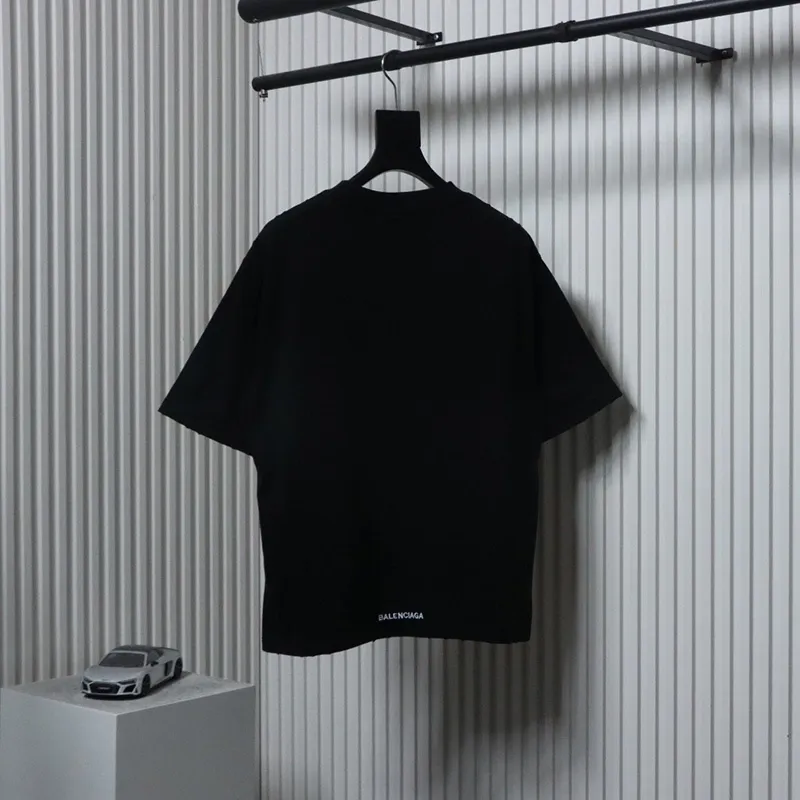 Embroidered Heart Hole Logo T-Shirt