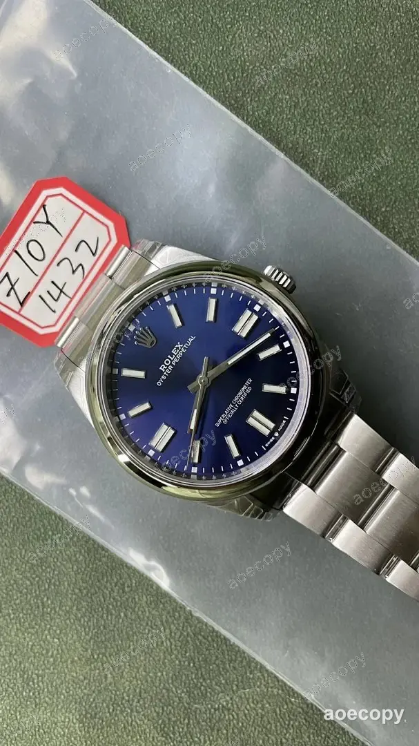 激安 ロレックス オイスターパーペチュアル ブルー ウォッチ 偽物 Z10Y1432 No.0209