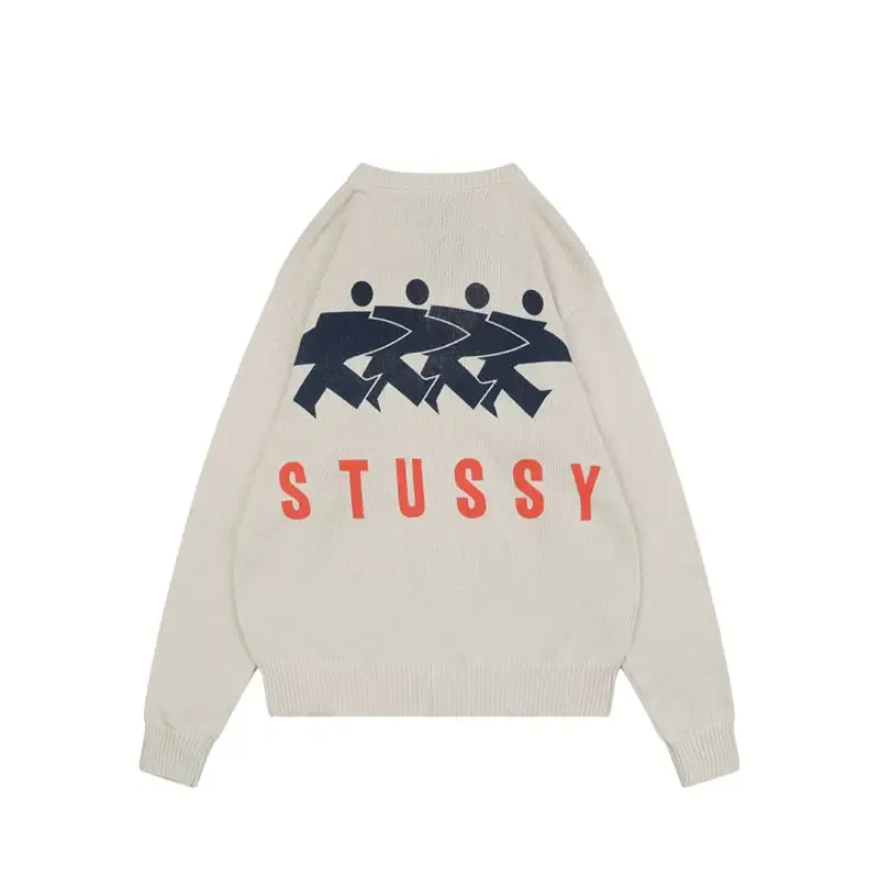 Stussy Surfer Sweater with Back Logo