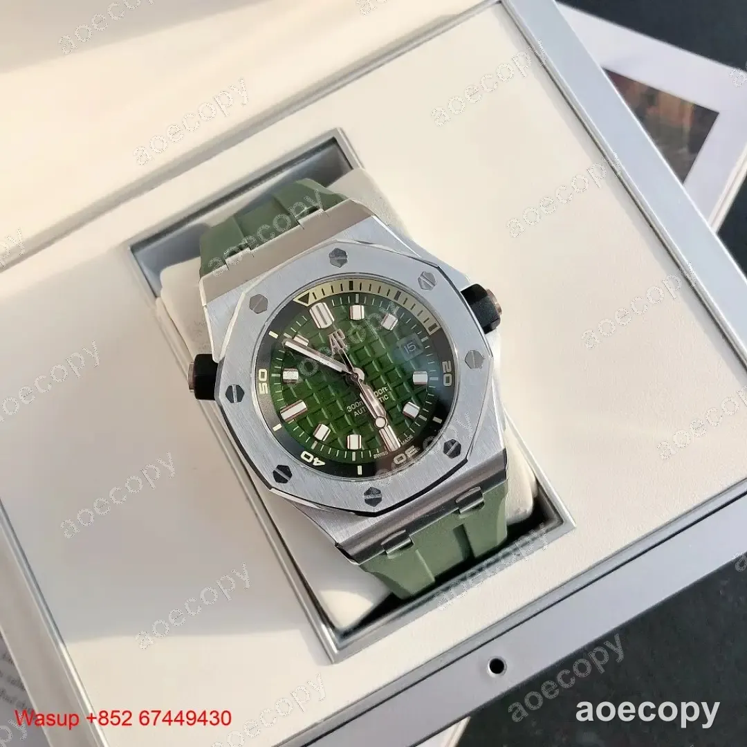 新作 オーデマ・ピゲ ロイヤルオーク グリーン ウォッチ N級品 15720ST No.0066