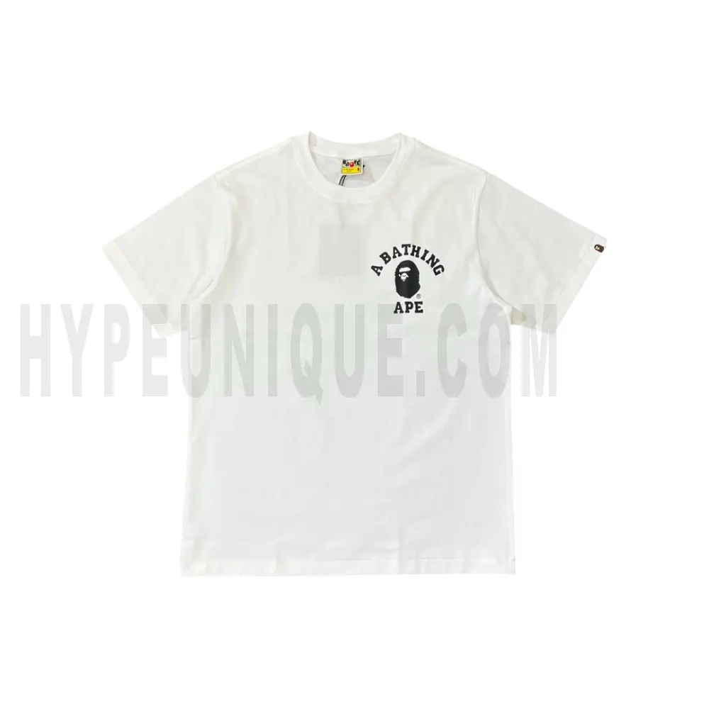 The front of the white clothes