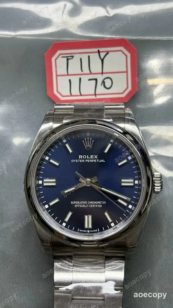 激安 ロレックス オイスターパーペチュアル ブルー ウォッチ N級品 T11Y1170 No.0178