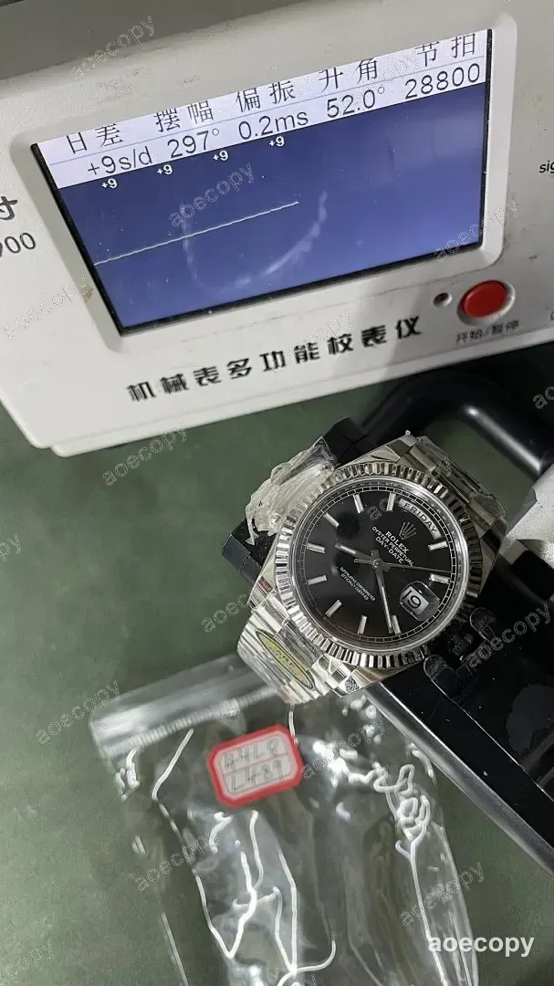 大人気★ ロレックス デイデイト ブラック ウォッチ N級品 44L8L489 No.0022