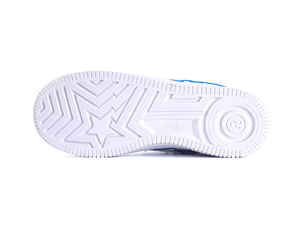 A Bathing Ape Bape Sta BAPY White Pink Outsole Tread Pattern