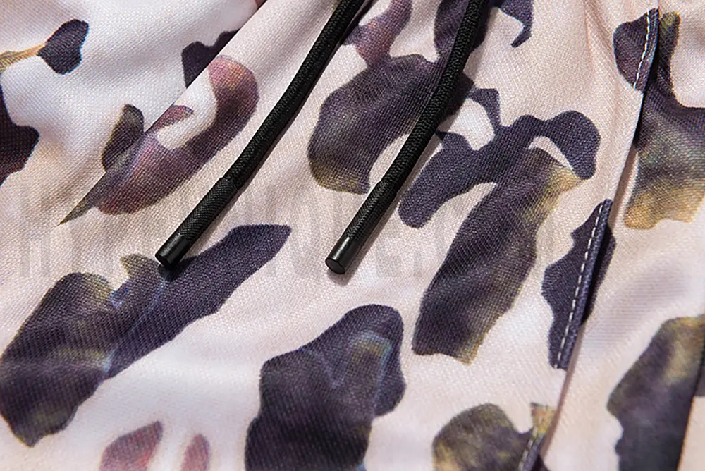 Black drawstring design.