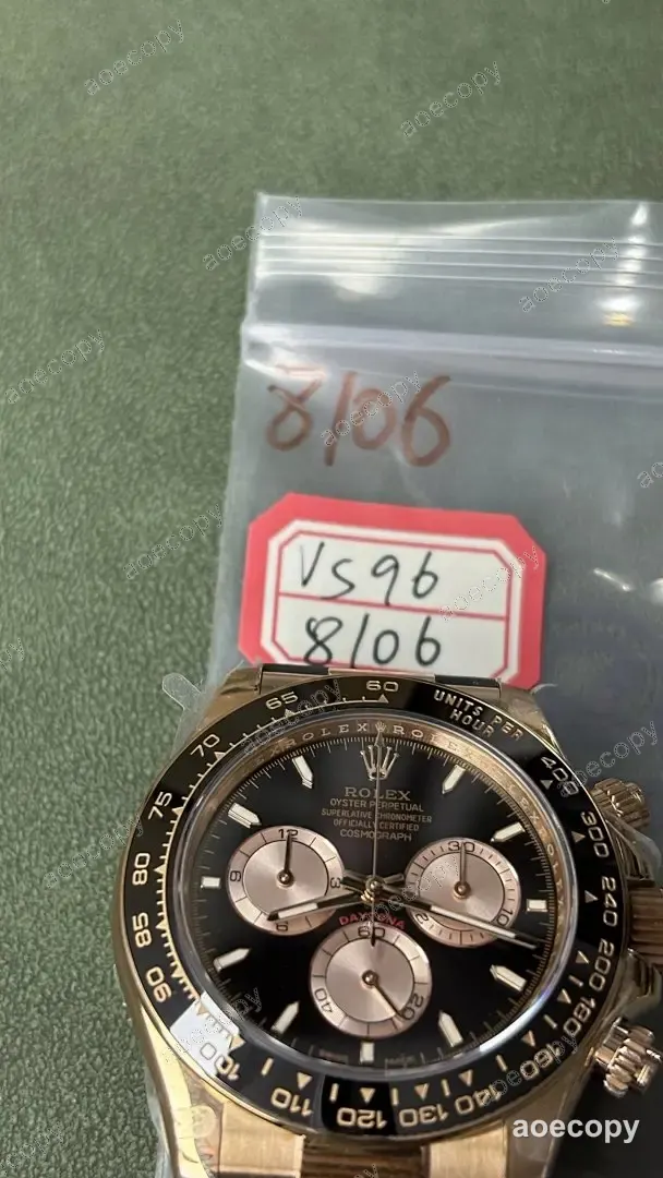新作 ロレックス デイトナ ローズゴールド ウォッチ N級品 VS968106 No.0122