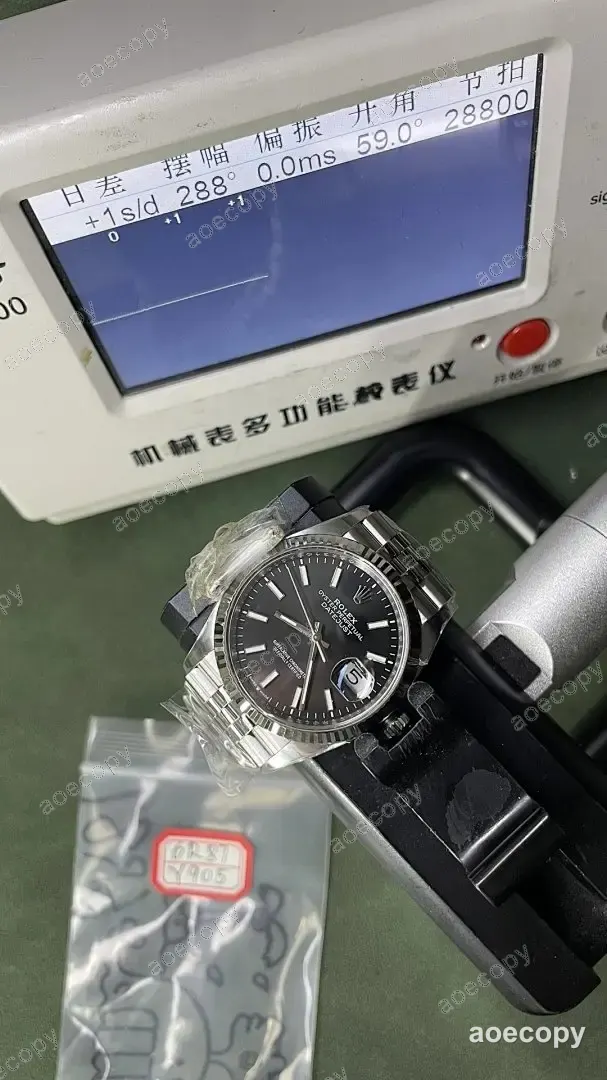激安 ロレックス デイトジャスト ブラック ウォッチ コピー 6R87Y905 No.0150