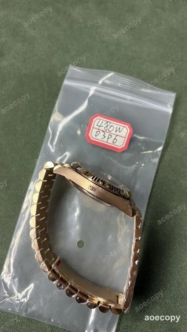 大人気★ ロレックス デイデイト ローズゴールド ウォッチ 偽物 480W83P6 No.0243