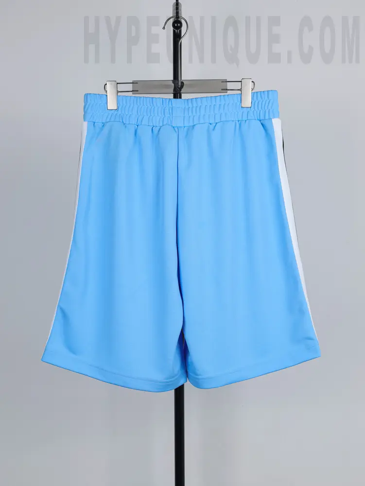 the light blue Back of shorts