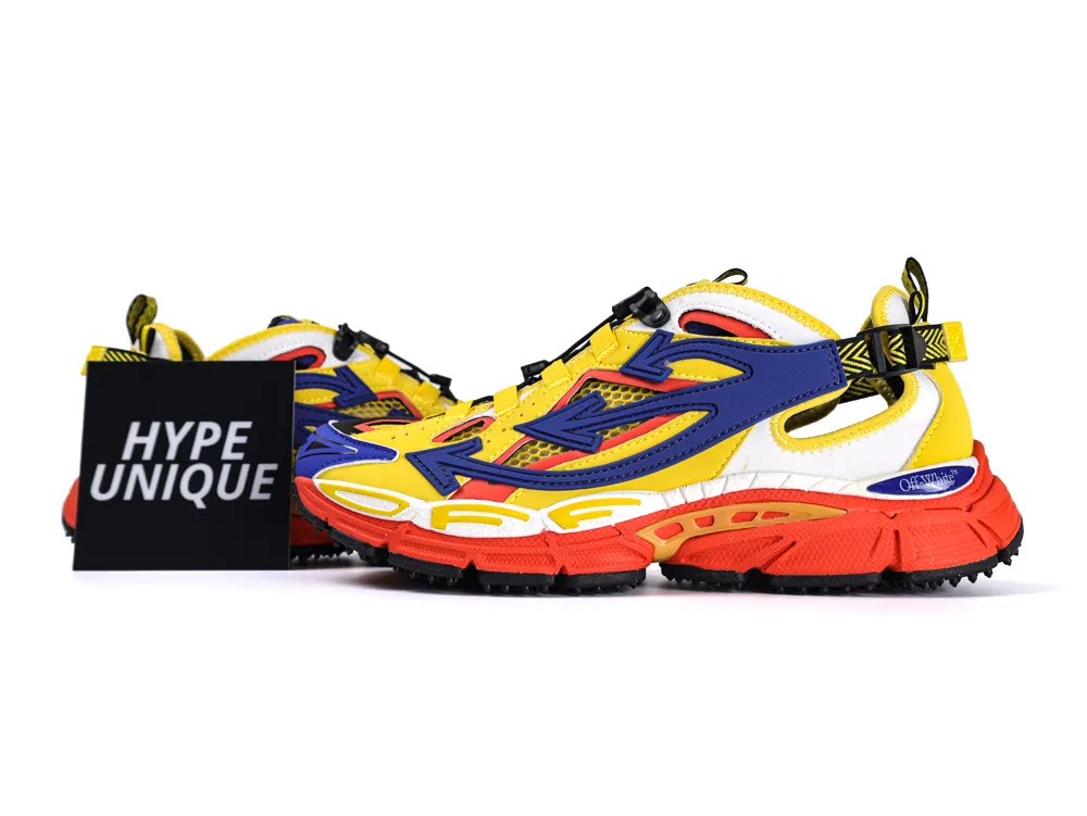 Off-White Be Right Back Open Sneakers “Yellow Multicolor”