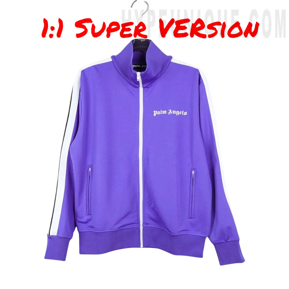 Palm Angels Classic Track Jacket ‘Purple/White’