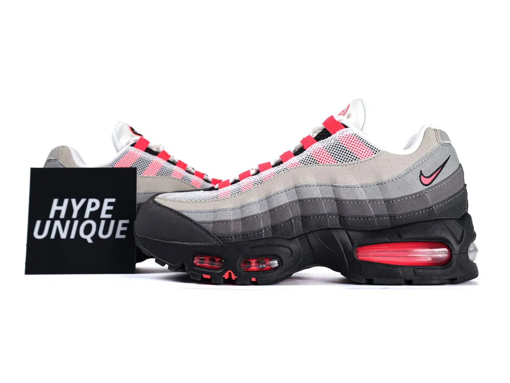Air Max 95 ‘Medium Ash and Solar Red’