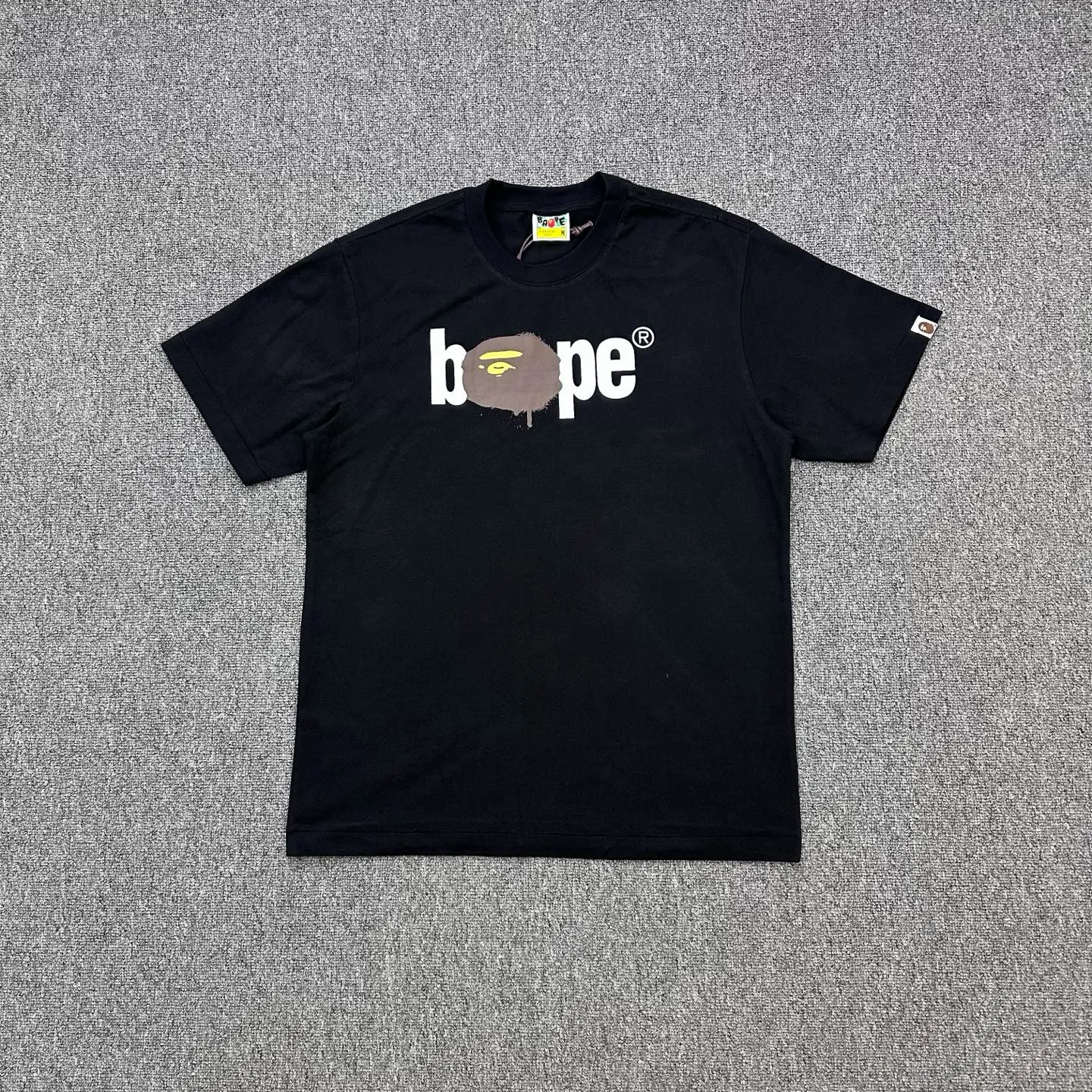 BAPE American Trend Ape Head Chest Print  T-Shirt
