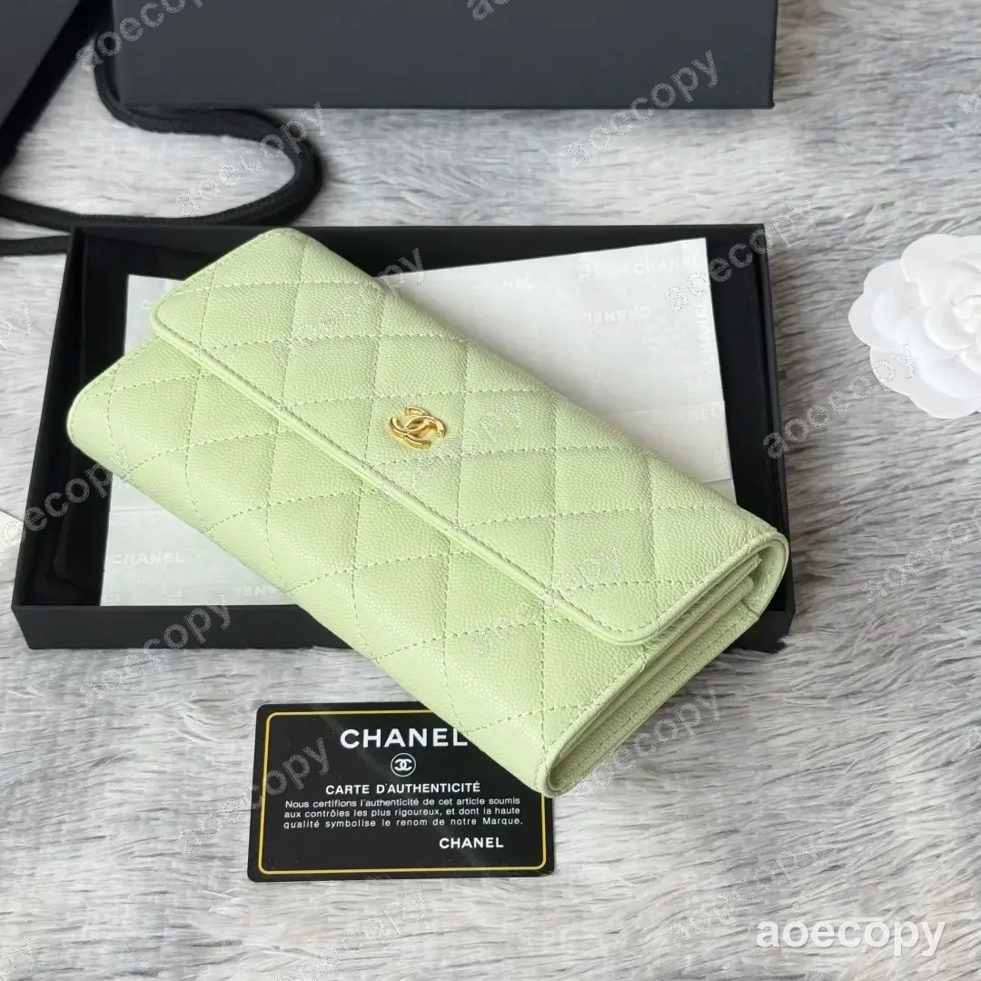 激安 シャネル クラシック フラップ グレインレザー ロングウォレット N級品 No.0088