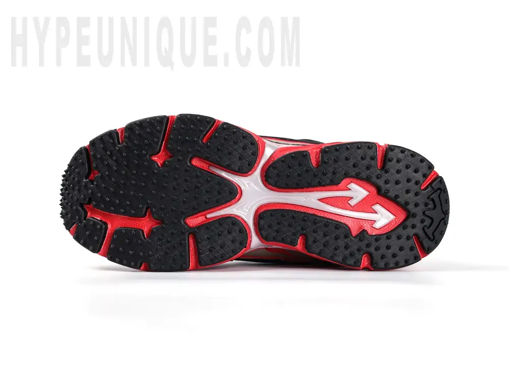 the black outsole