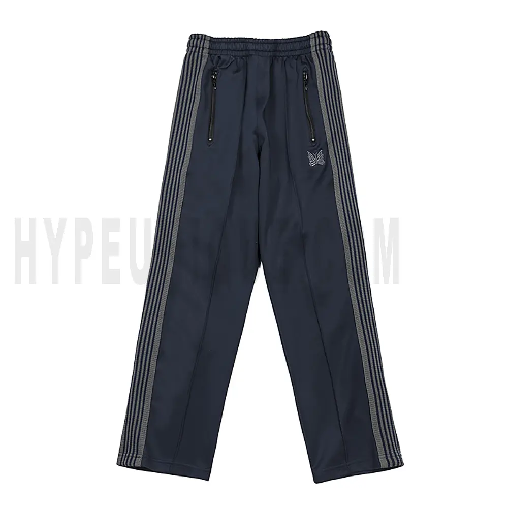 Needles Quality Embroidered Track Pants Classic Stripe Trousers