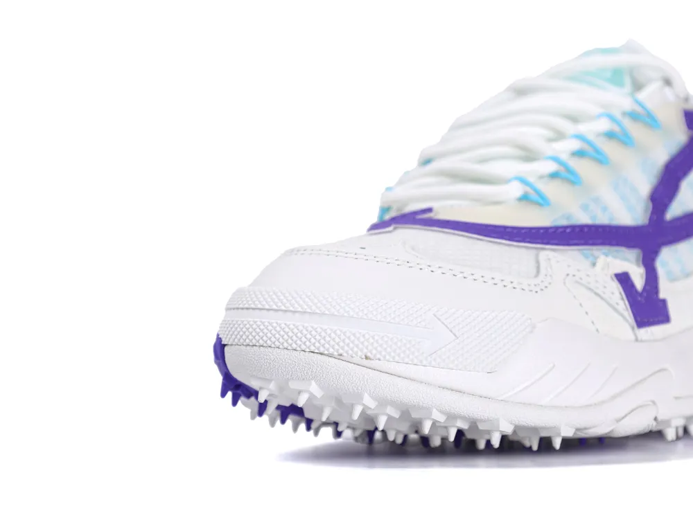Off-White Odsy 2000 Sneakers White Purple front toe detail