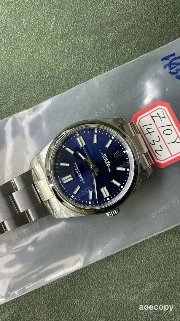 激安 ロレックス オイスターパーペチュアル ブルー ウォッチ 偽物 Z10Y1432 No.0209