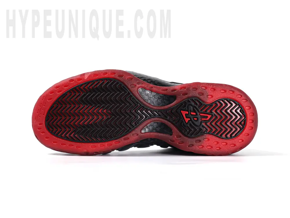 the red outsole