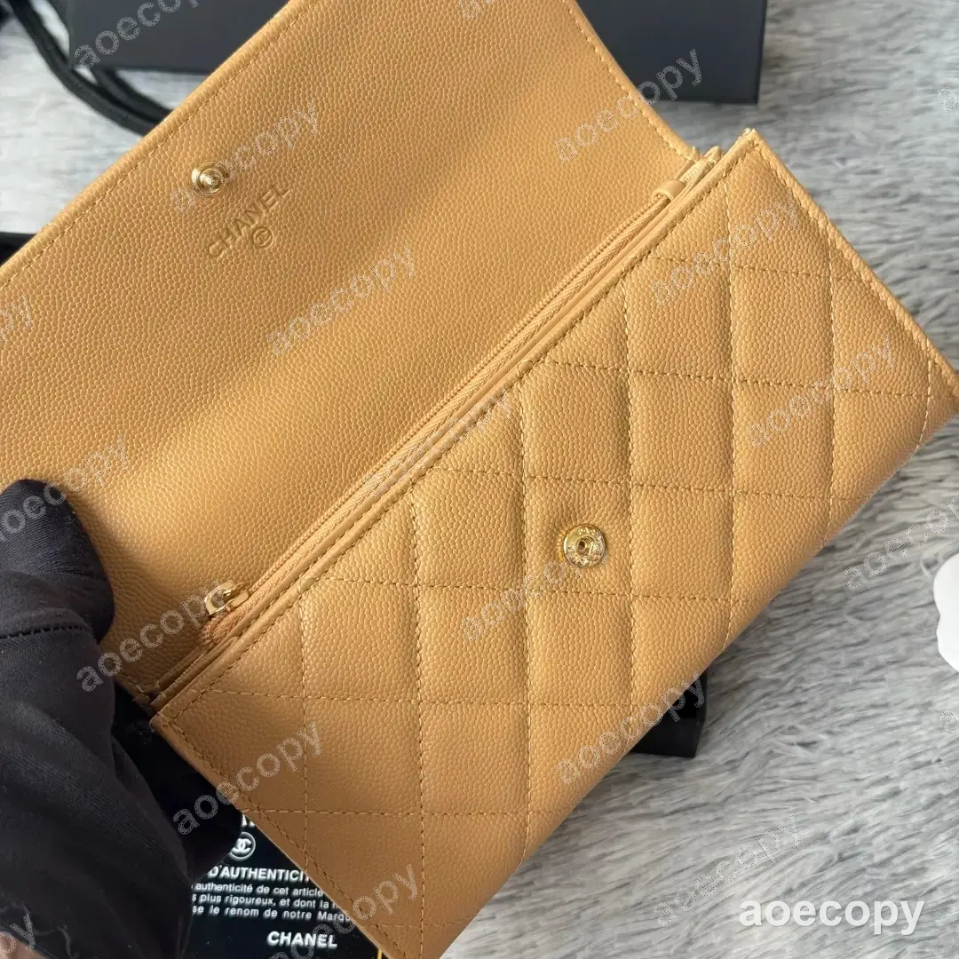激安 シャネル クラシック フラップ グレインレザー ロングウォレット N級品 No.0091