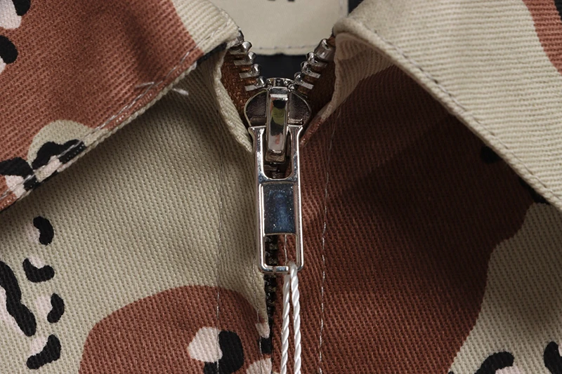 Gallery Dept Camouflage Print Zipped Jacket