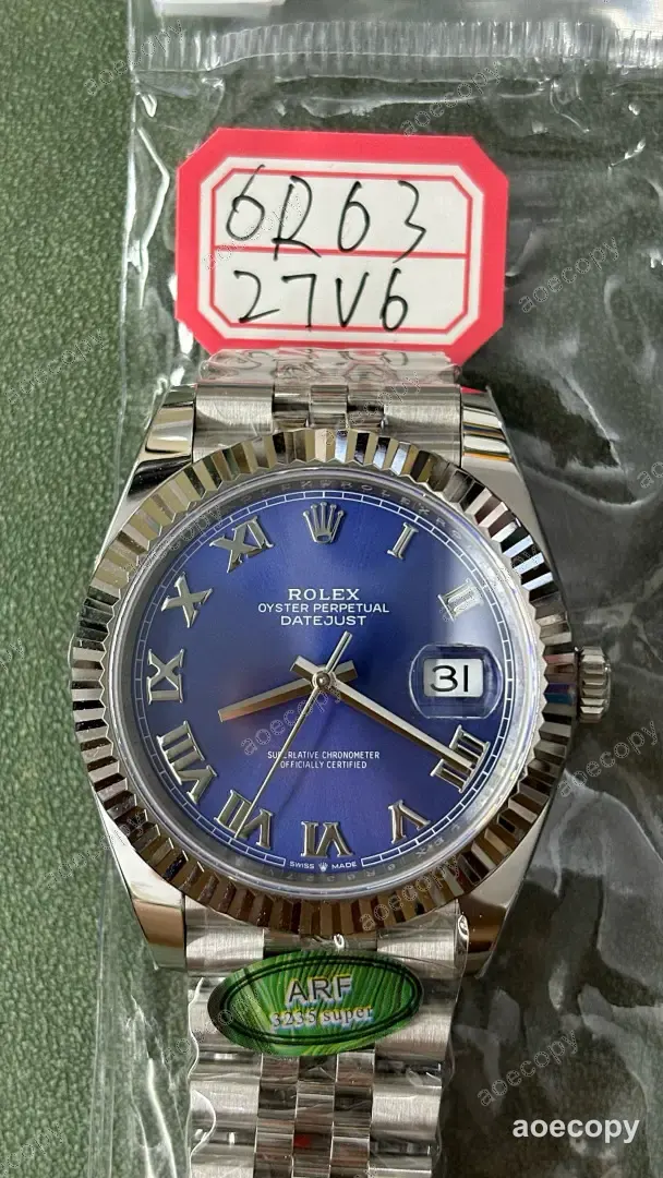 激安 ロレックス デイトジャスト ブルー ウォッチ N級品 6R6327V6 No.0006