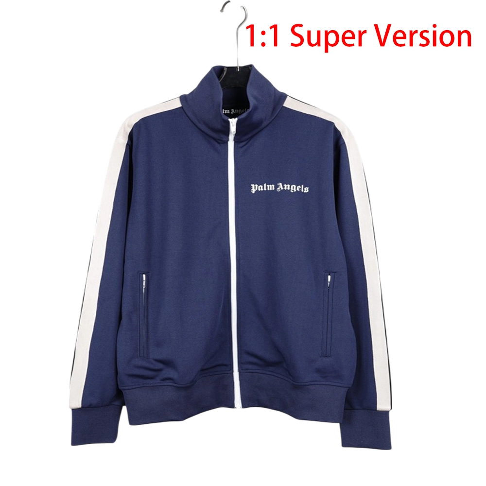 [1:1 Super Version] Palm Angels Classic Track Jacket ‘Navy Blue/White’