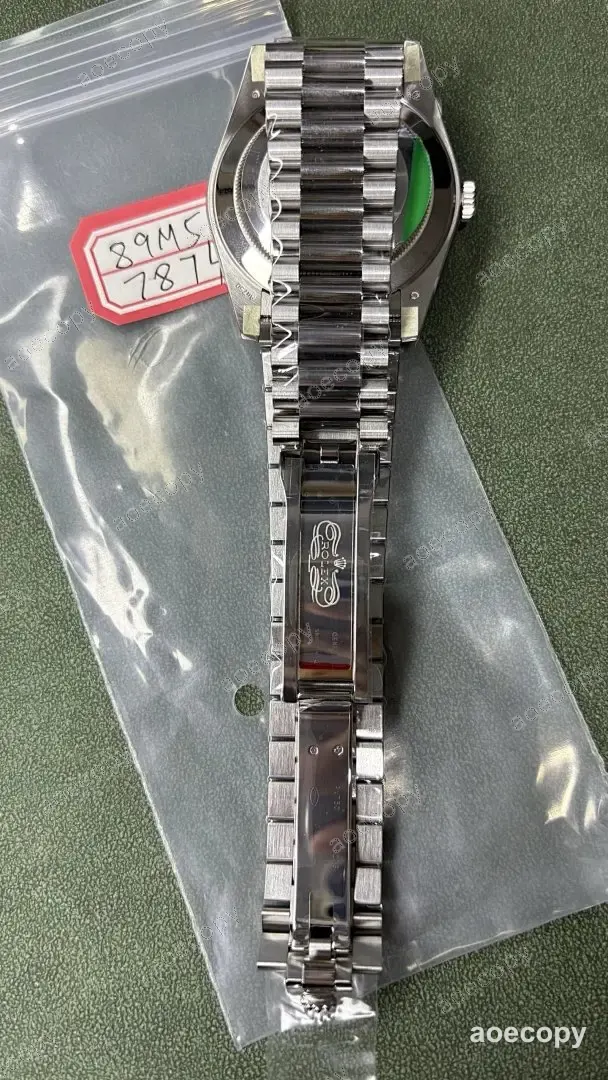 大人気★ ロレックス デイデイト ホワイト ウォッチ N級品 89M57874 No.0202