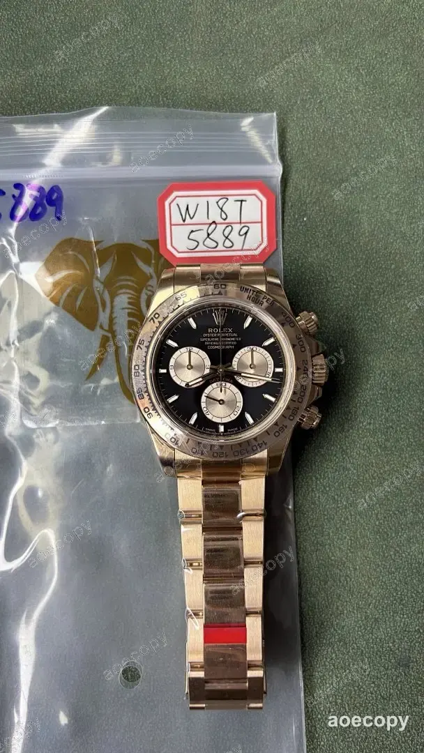 新作 ロレックス ブラック ウォッチ スーパーコピー W18T5889 No.0217