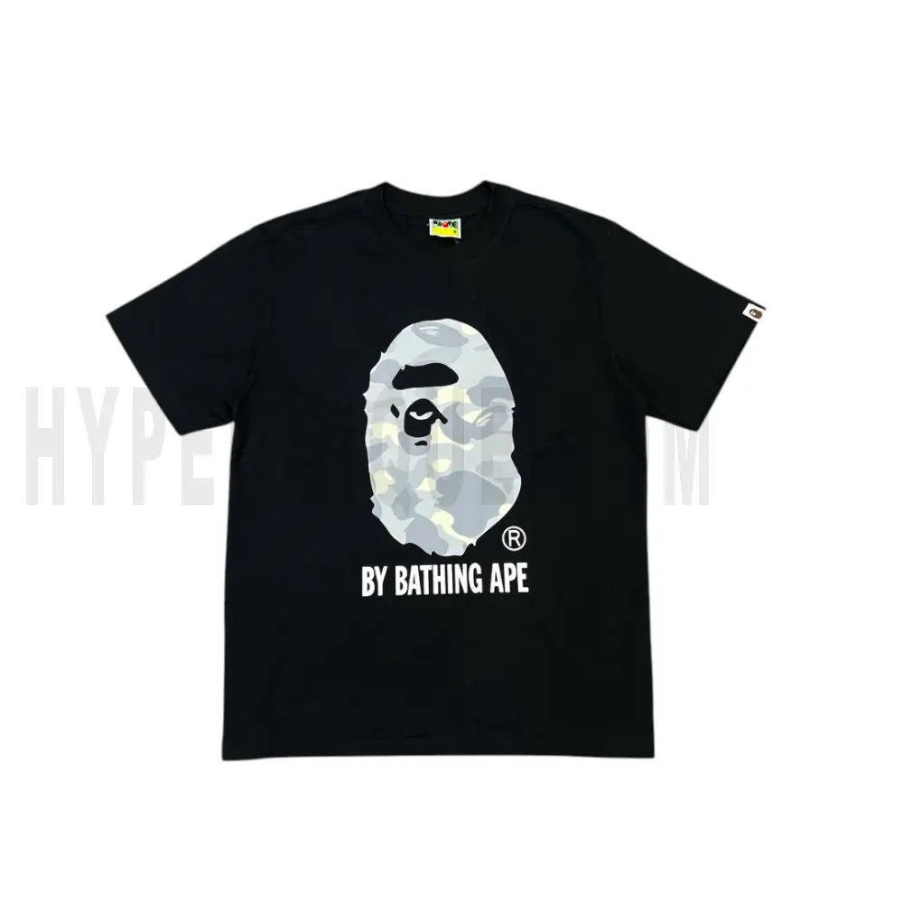 The black shirt with a grey graphic