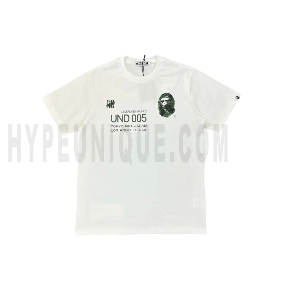 The front of the white clothes