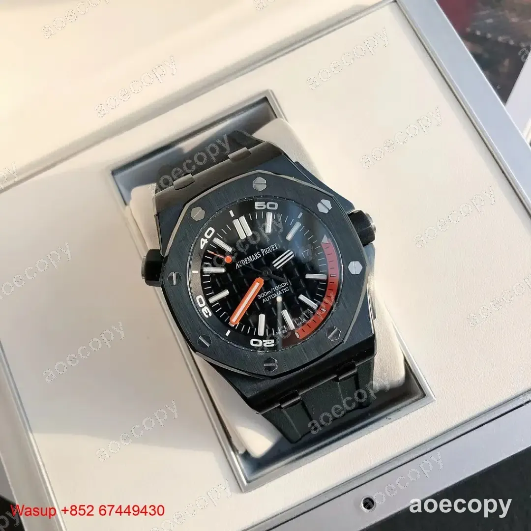 注目の新作 オーデマ・ピゲ ロイヤルオーク ブラック ウォッチ N級品 15720ST No.0068