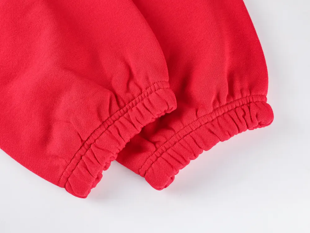 Sp5der Beluga Sweatpants in Slate Red/Black