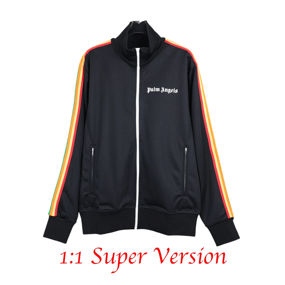 「1:1 Super Version」Palm Angels Logo Track Jacket ‘Black’