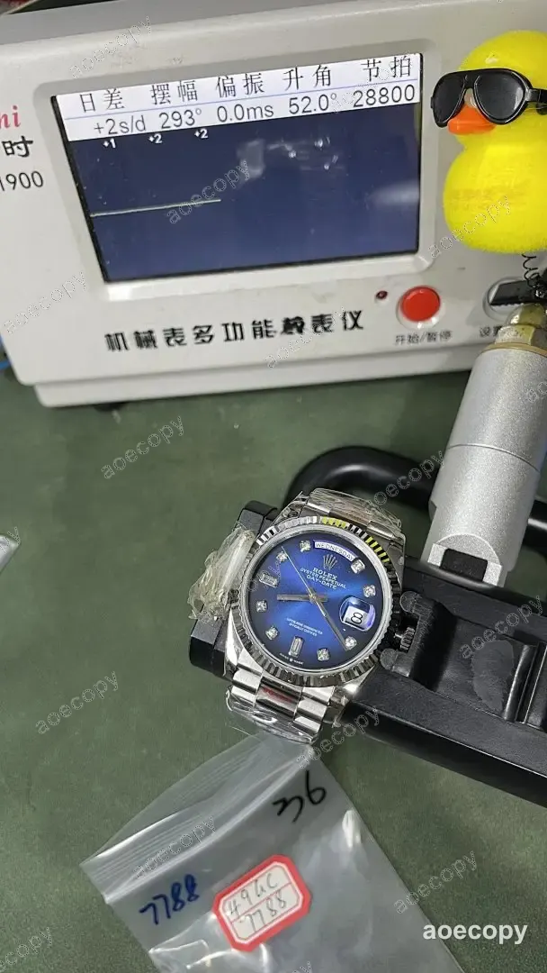 人気モデル ロレックス デイデイト ブルー ウォッチ コピー 49GC7788 No.0035
