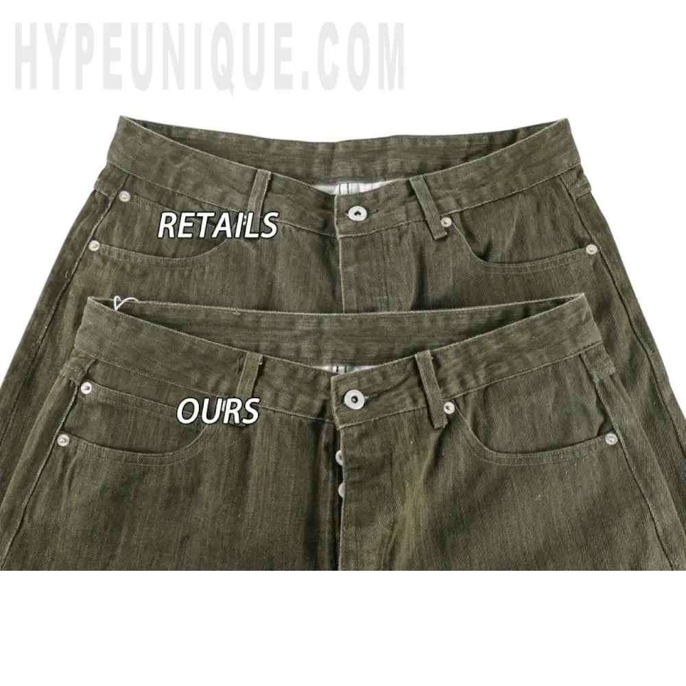 Waistband detail image of the pants