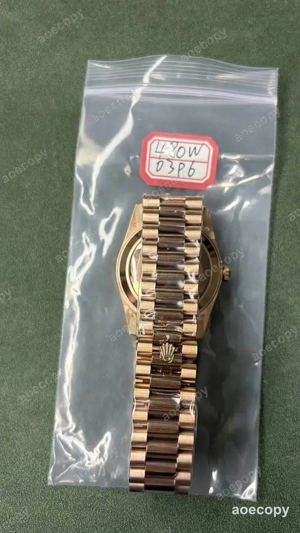 大人気★ ロレックス デイデイト ローズゴールド ウォッチ 偽物 480W83P6 No.0243