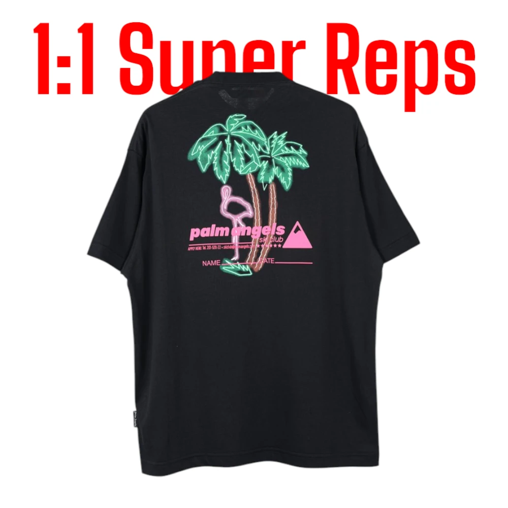 Palm Angels PA Ski Club T-Shirt ‘Black/Multicolor’