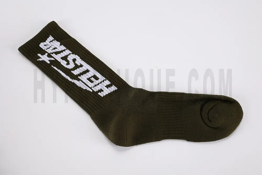 Hellstar Logo Sock Dark Green