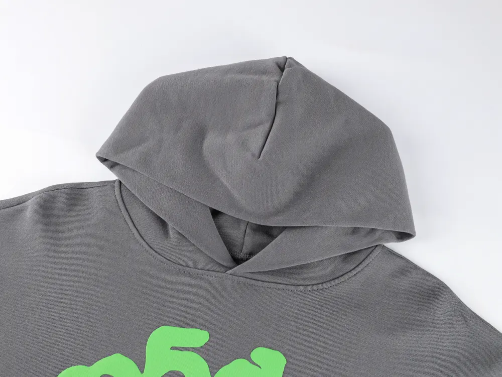 the grey hoodie