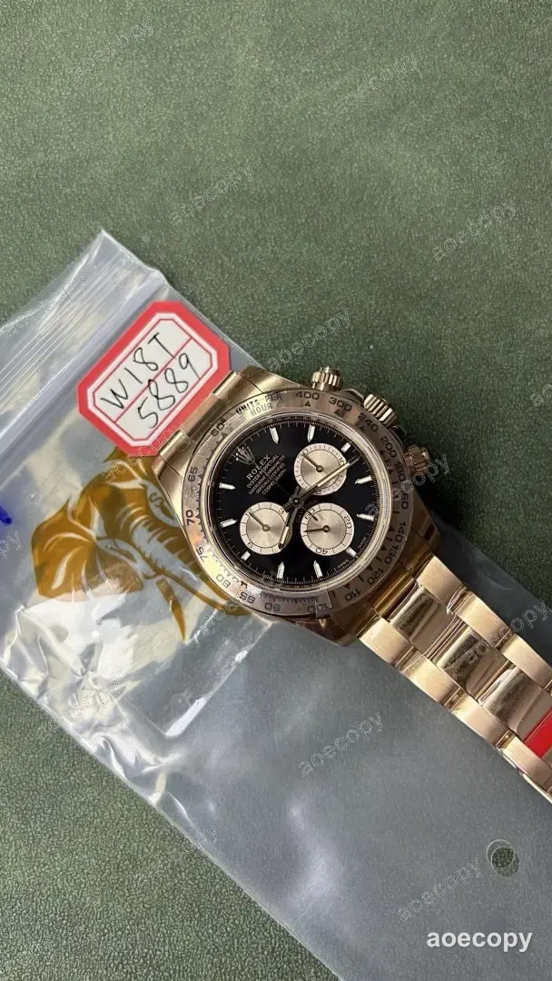 新作 ロレックス ブラック ウォッチ スーパーコピー W18T5889 No.0217