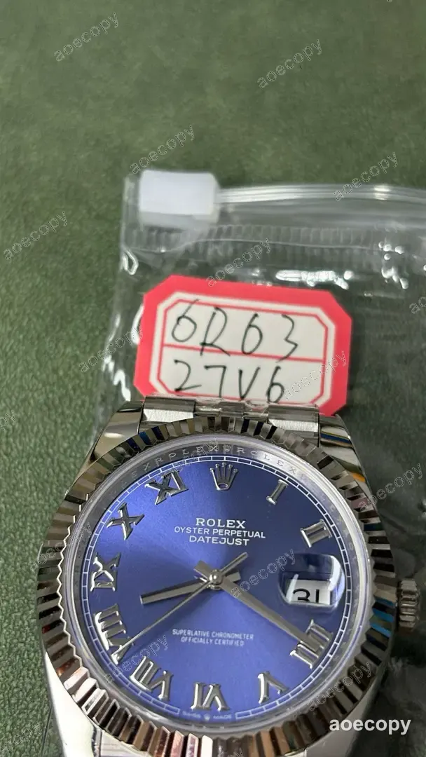 激安 ロレックス デイトジャスト ブルー ウォッチ N級品 6R6327V6 No.0006