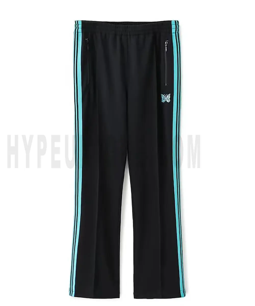 Needles Quality Embroidered Track Pants Classic Stripe Trousers