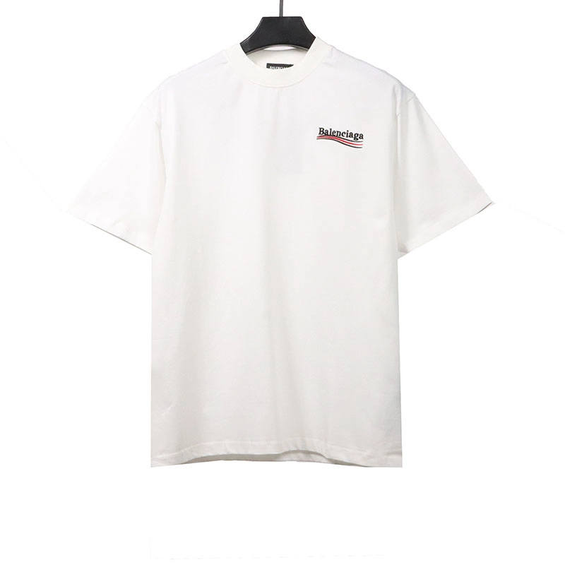 Blue Tower Logo Print T-shirt
