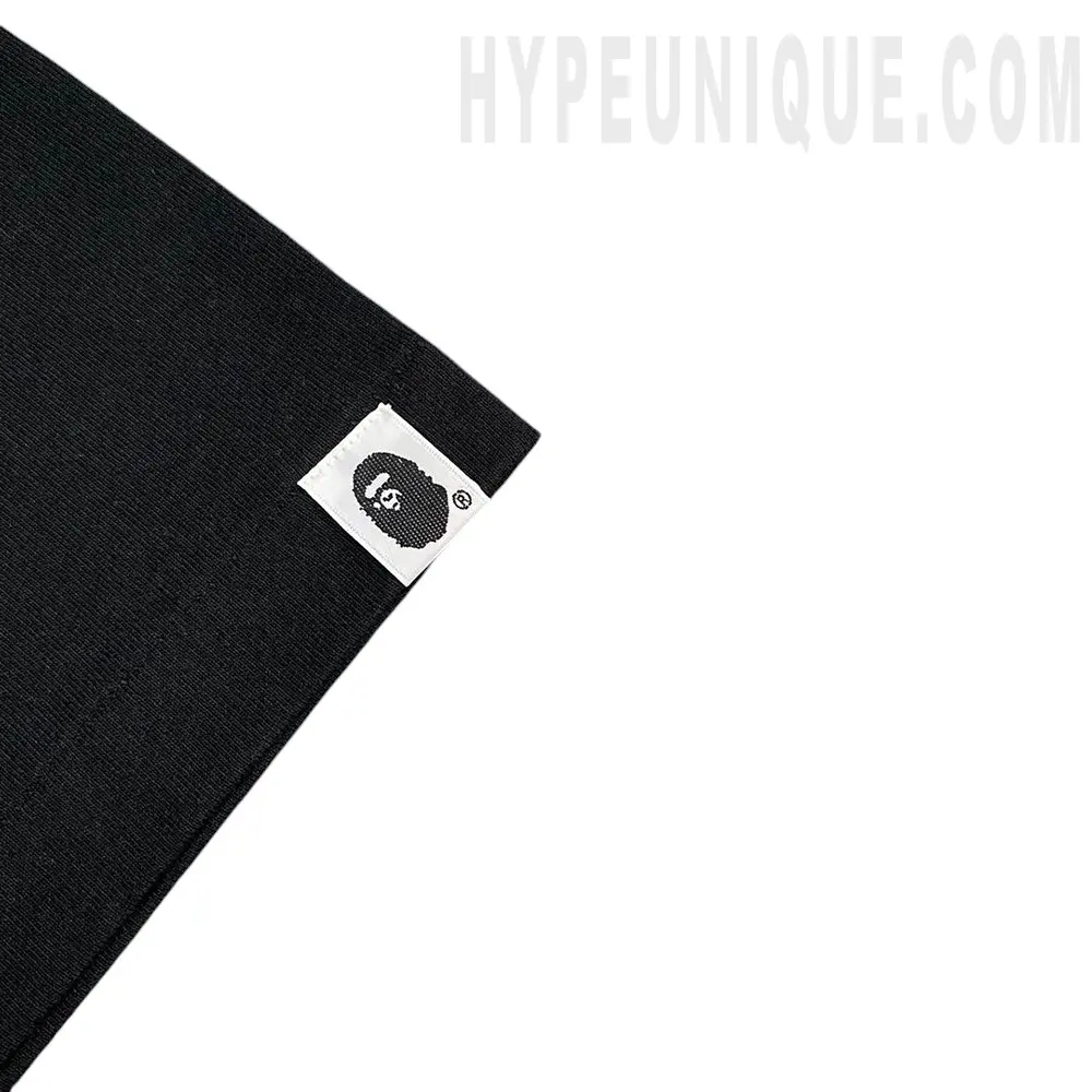 the ape head logo on the short sleeve
