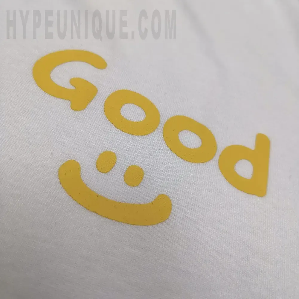 Printed graphic on the front of the garment
