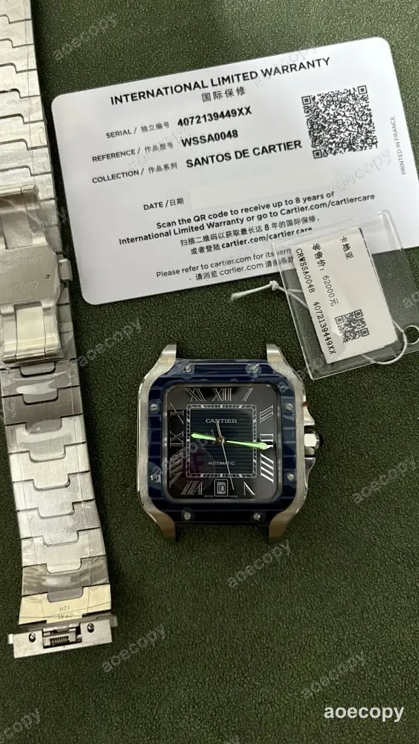人気モデル カルティエ サントス ブルー ウォッチ 偽物 No.0089