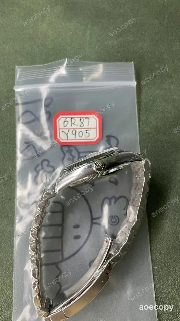 激安 ロレックス デイトジャスト ブラック ウォッチ コピー 6R87Y905 No.0150