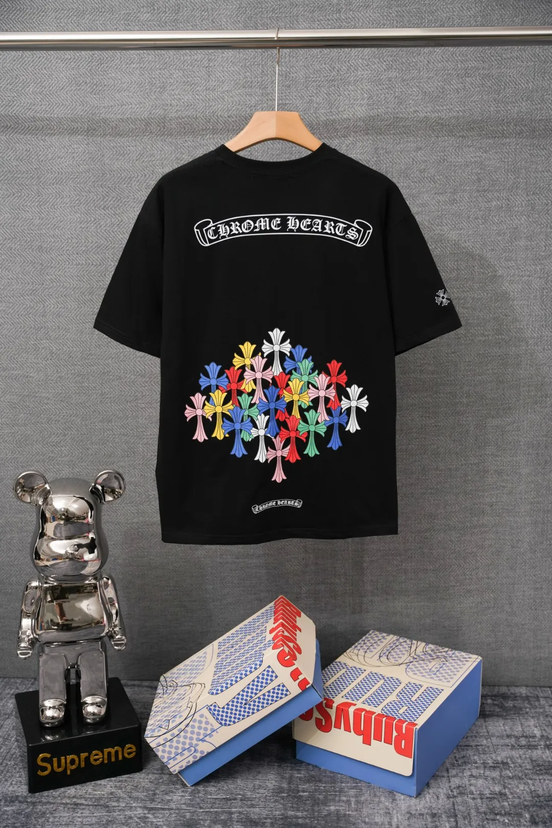 CH Multicolor Cross Cluster Pocket T-Shirt